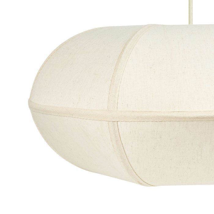 Josephine - Oblong Pendant Lamp - White