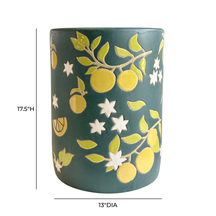 Tempest - Ceramic Table - Lemon Citrus