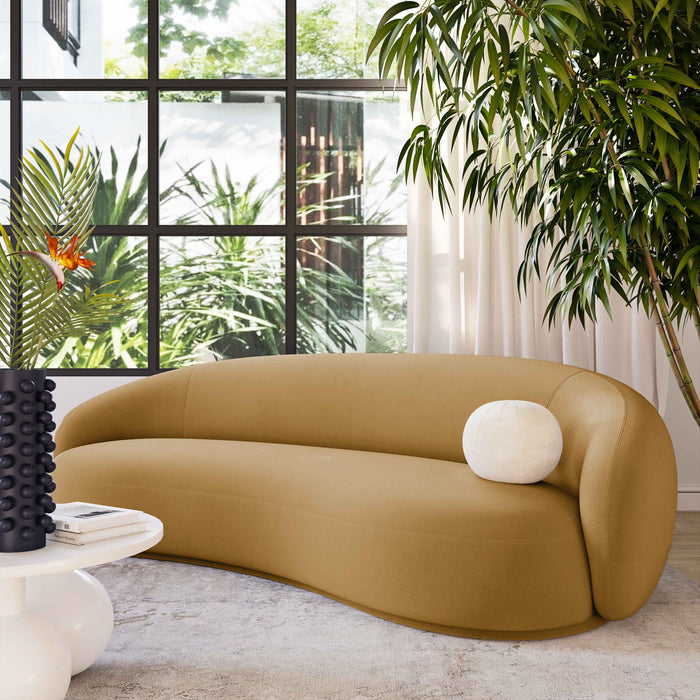 Kendall - Velvet Sofa - DecorGalore4U