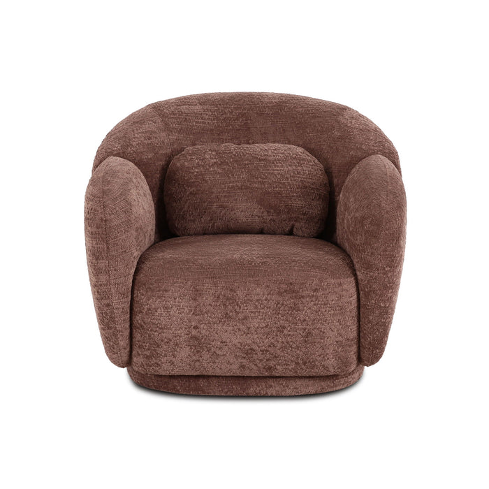 Misty - Knubby Fabric Accent Chair