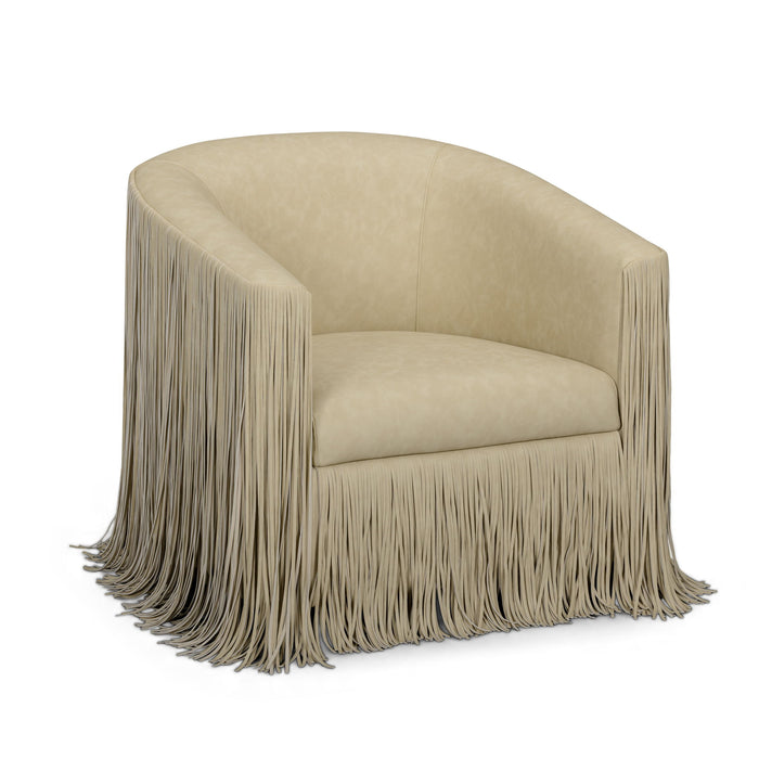 Shag Me - Vegan Leather Swivel Chair - DecorGalore4U