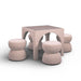 Tomlin - Game Table And Ottoman Set - DecorGalore4U