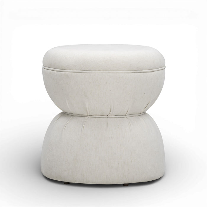 Tomlin - Gaming Ruched Ottoman - DecorGalore4U