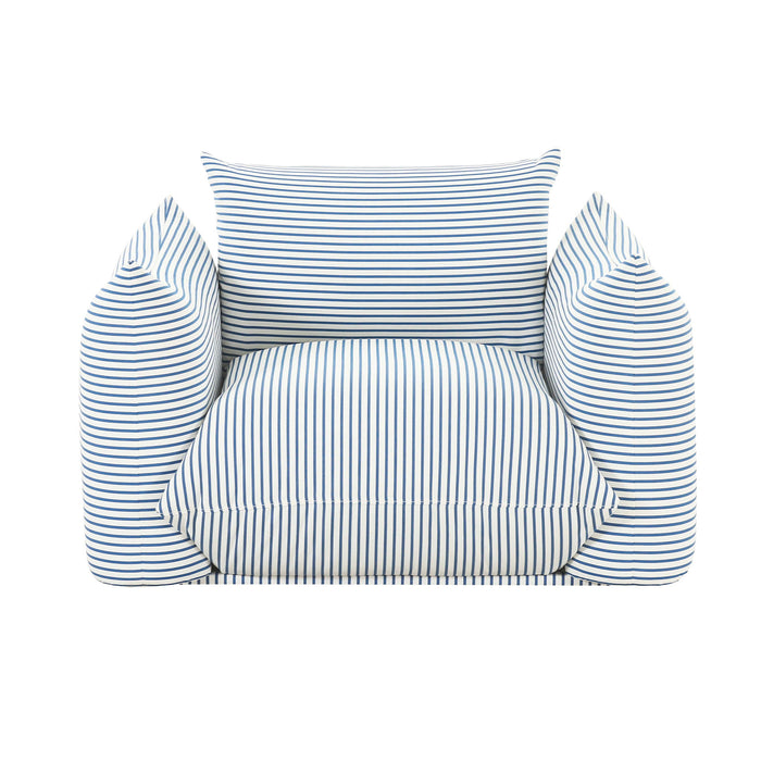 Saint Tropez - Stuffed Outdoor Armchair - DecorGalore4U