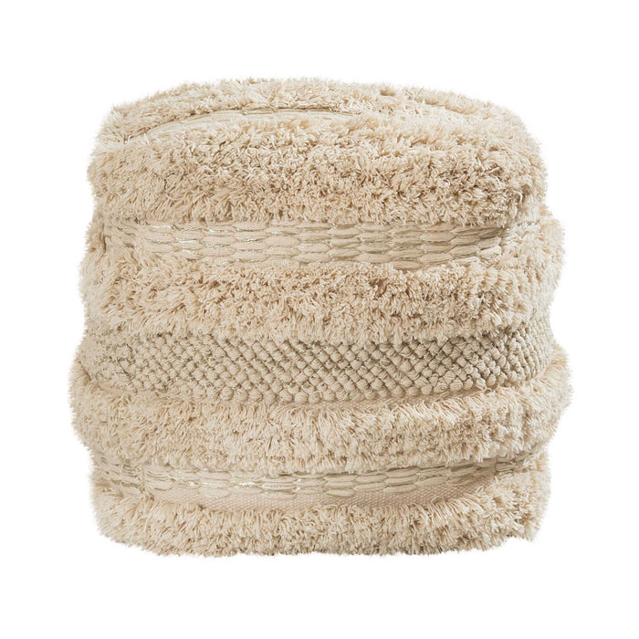 Yorba Cotton Pouf - DecorGalore4U