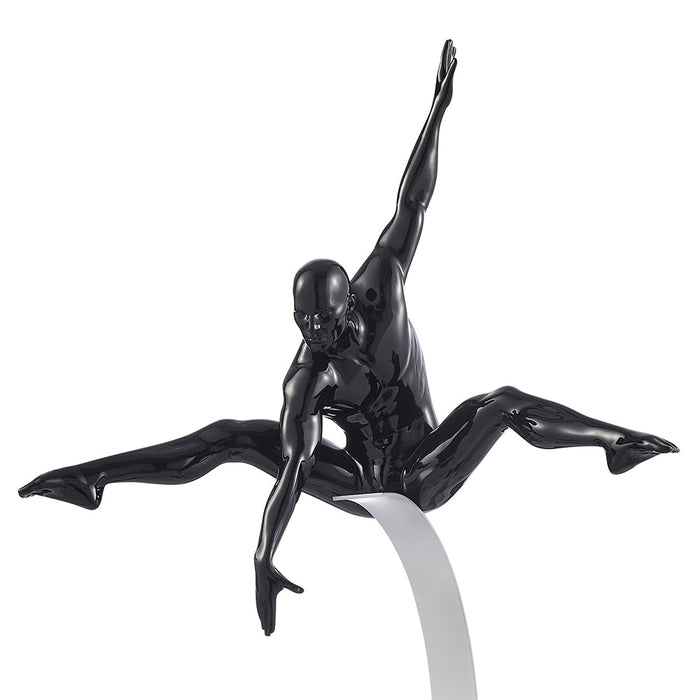 Dynamic Man Sculpture // Black
