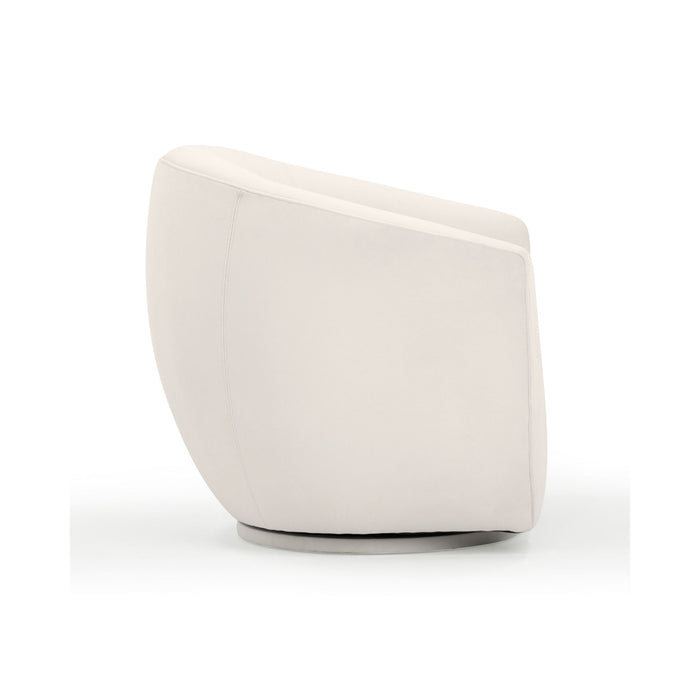 Jordan - Velvet Swivel Chair - DecorGalore4U