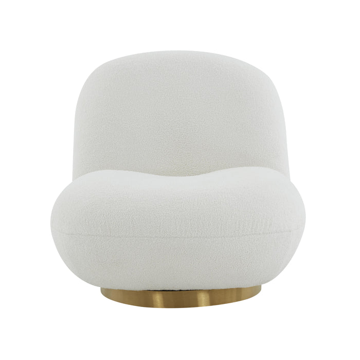 Emily - Velvet Swivel Chair