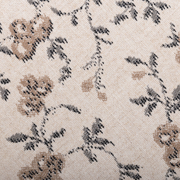 Bisou - Floral Jacquard Ottoman