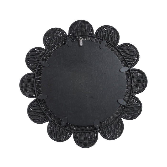 Coralie - Rattan Round Mirror