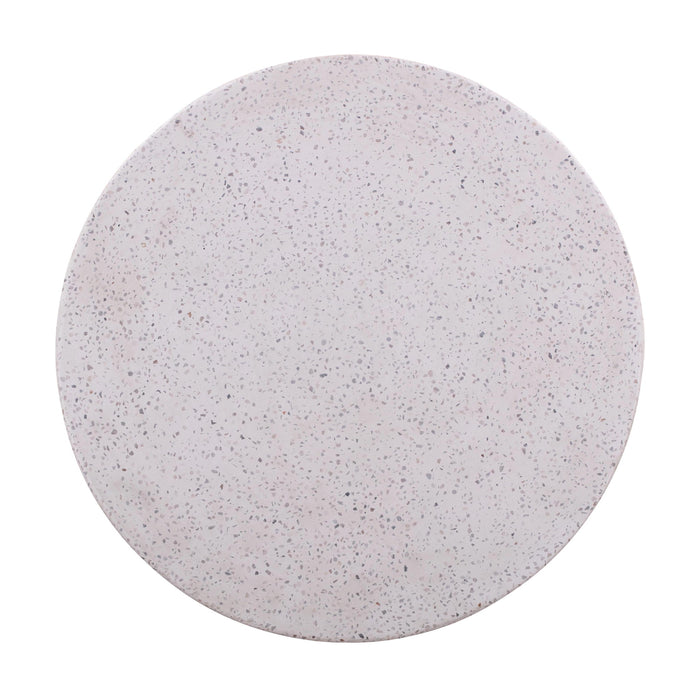 Terrazzo - Light Speckled Table - DecorGalore4U