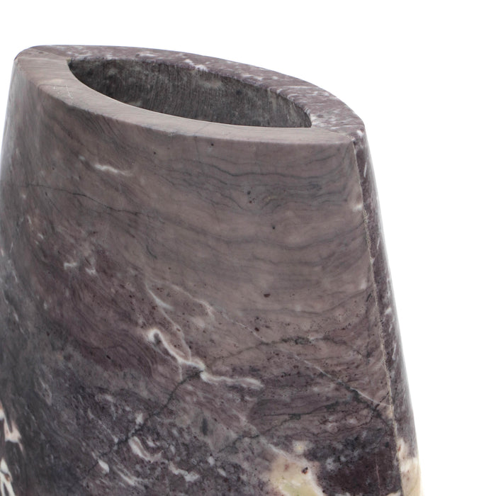 Samma Grey Marble Vase - Large