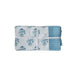 Crissy - Cotton Canvas Printed Napkins (Set of 4) - Blue Vintage Floral - DecorGalore4U