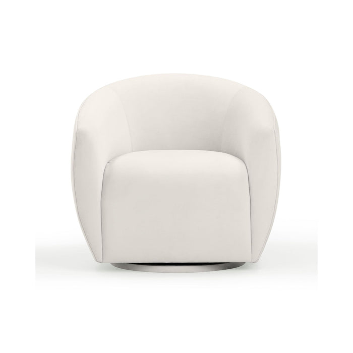 Jordan - Velvet Swivel Chair - DecorGalore4U