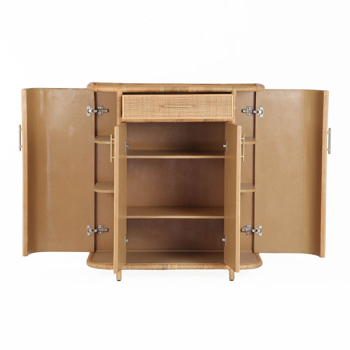 Tarot - Rattan Bar Cabinet - Natural