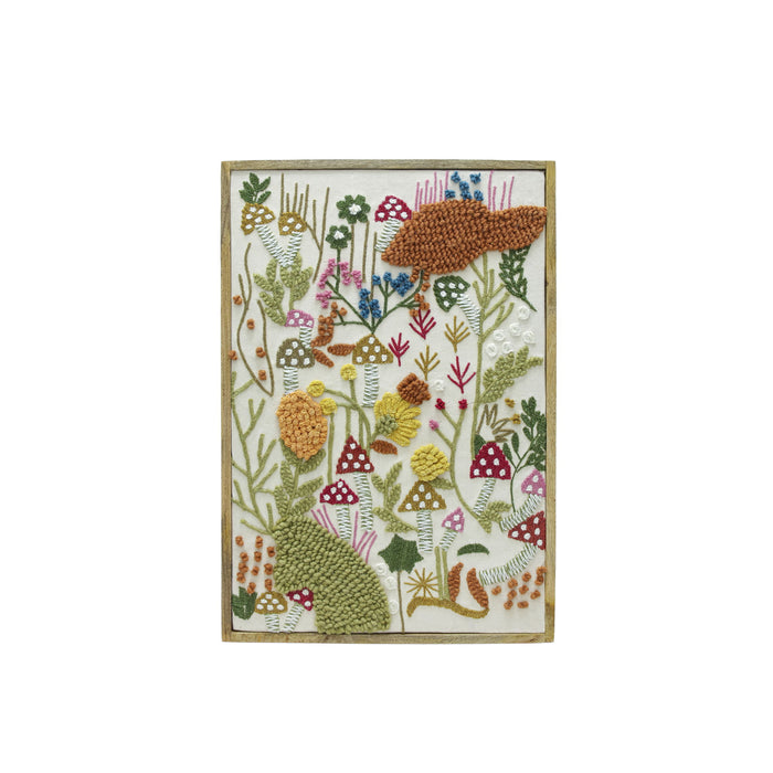 Muro - "Forage" Embroidered Wall Art