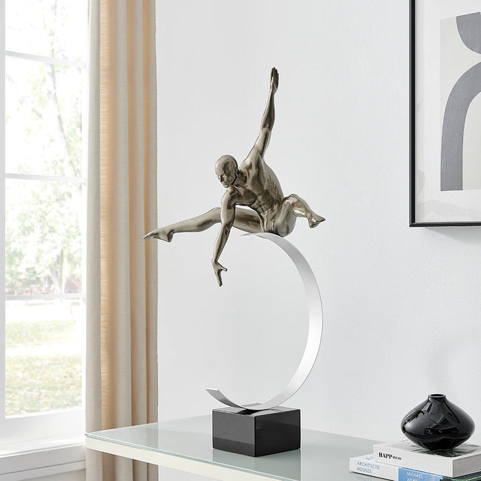 Dynamic Man Sculpture // Gray