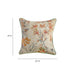 Taman - 20" Natural Cotton Accent Pillow Cover - Summer Florals - DecorGalore4U