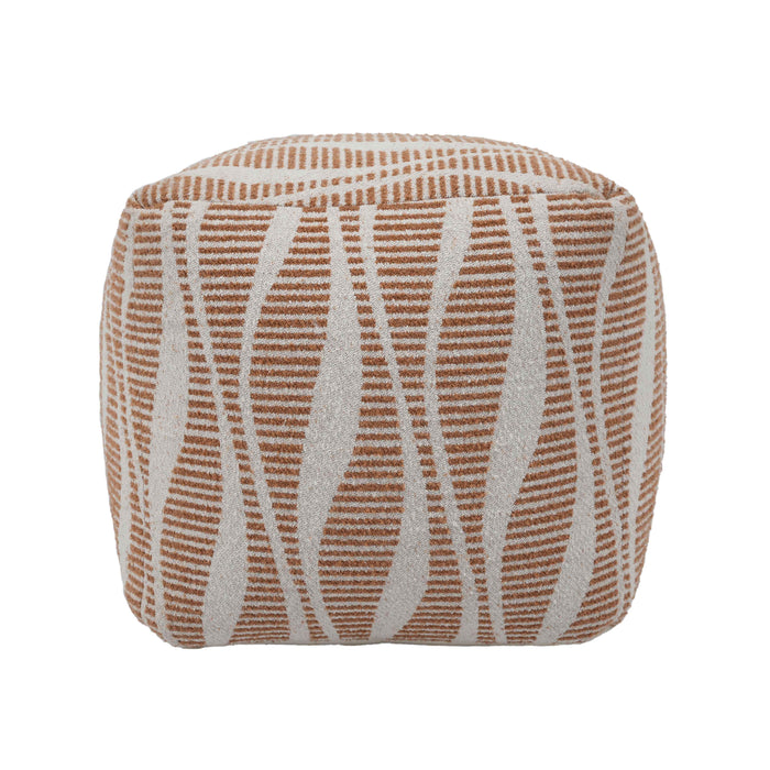 Ember Woven Pouf