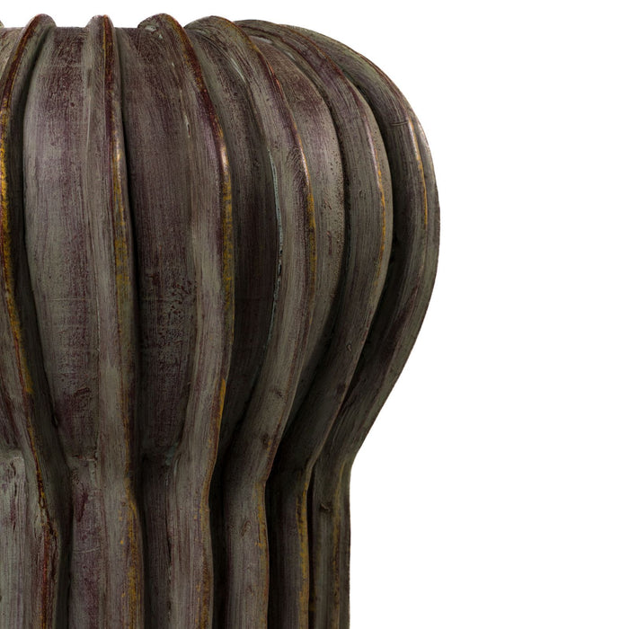 Visha - Terracotta Vase - Gray Green