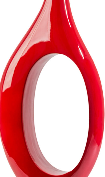 Trombone Red // Set of Two Vases