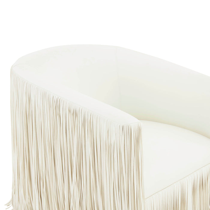 Shag Me - Vegan Leather Swivel Chair