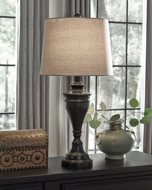Ashley Express - Darlita Metal Table Lamp (2/CN) - DecorGalore4U