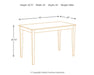 Ashley Express - Kimonte Rectangular Dining Room Table - DecorGalore4U