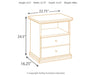 Ashley Express - Maribel One Drawer Night Stand - DecorGalore4U