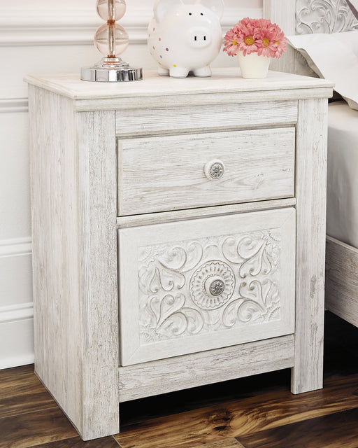Ashley Express - Paxberry Two Drawer Night Stand - DecorGalore4U