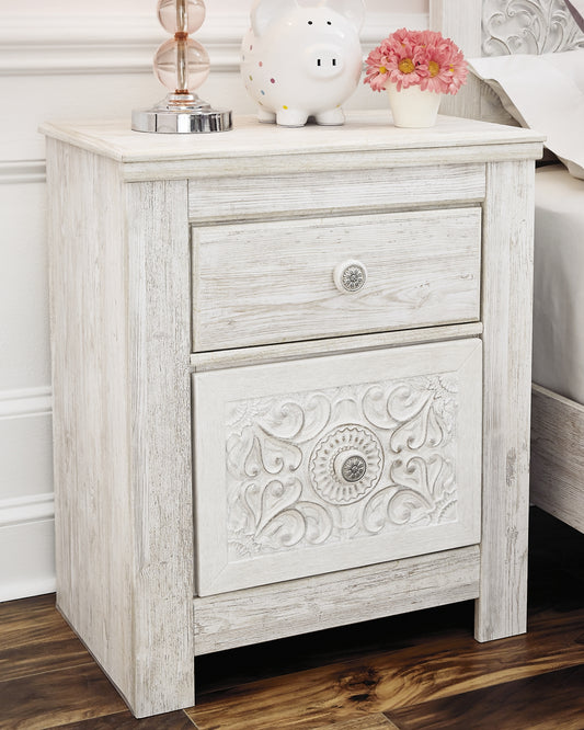 Ashley Express - Paxberry Two Drawer Night Stand - DecorGalore4U