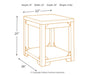 Ashley Express - Fregine Rectangular End Table - DecorGalore4U