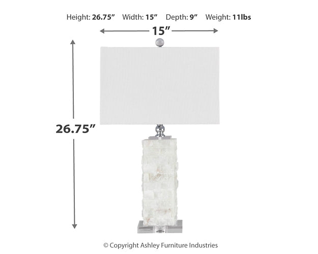Ashley Express - Malise Alabaster Table Lamp (1/CN) - DecorGalore4U