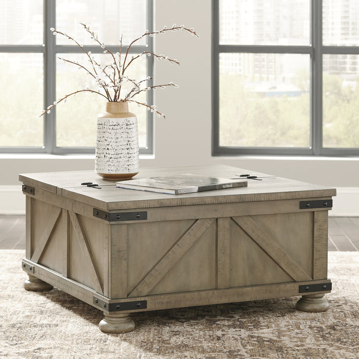 Ashley Express - Aldwin Cocktail Table with Storage - DecorGalore4U