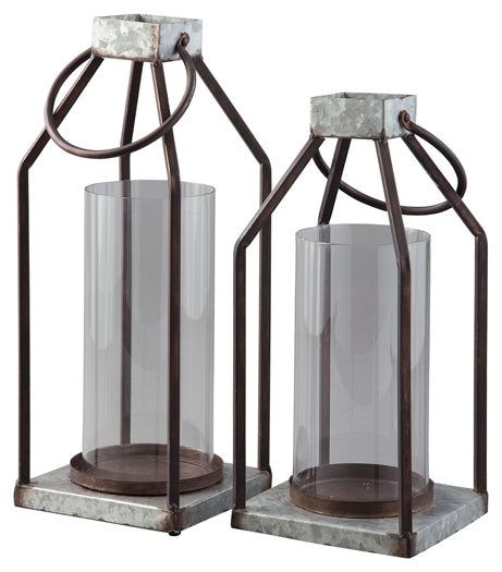 Ashley Express - Diedrick Lantern Set (2/CN) - DecorGalore4U