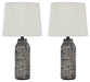 Ashley Express - Mahima Paper Table Lamp (2/CN) - DecorGalore4U