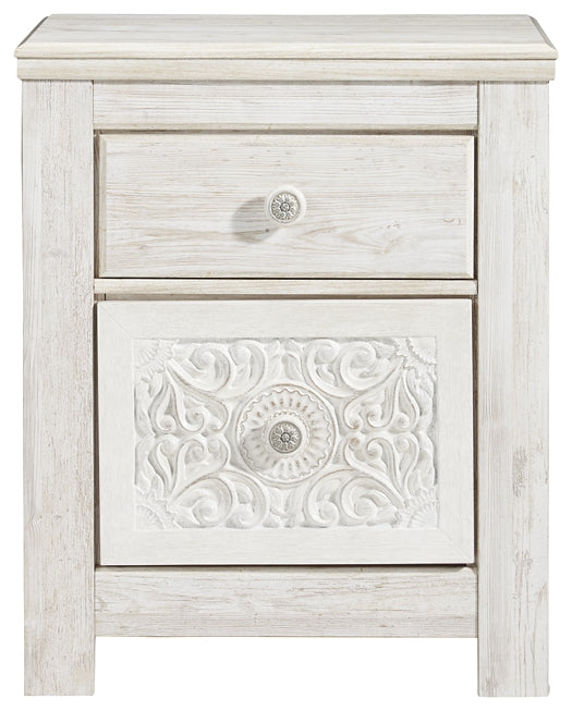 Ashley Express - Paxberry Two Drawer Night Stand - DecorGalore4U