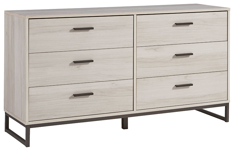 Ashley Express - Socalle Six Drawer Dresser - DecorGalore4U
