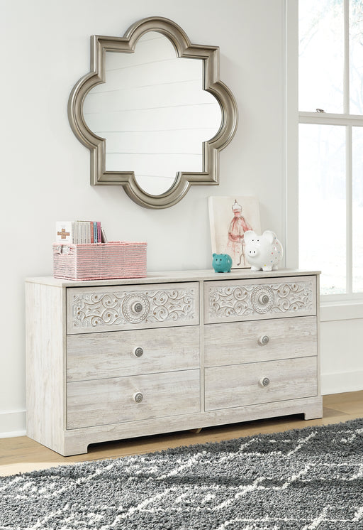 Ashley Express - Paxberry Six Drawer Dresser - DecorGalore4U