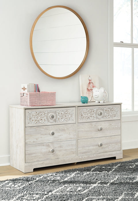 Ashley Express - Paxberry Six Drawer Dresser - DecorGalore4U