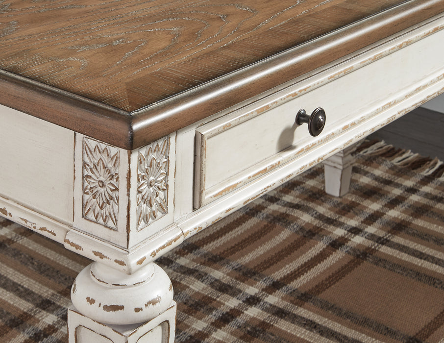 Ashley Express - Realyn 2-Piece Home Office Desk - DecorGalore4U