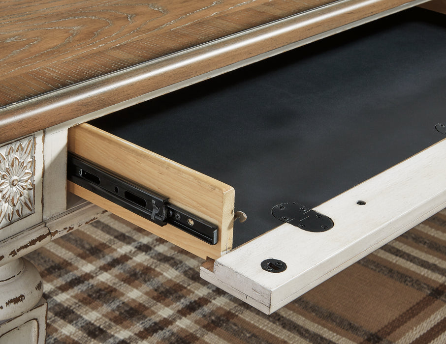 Ashley Express - Realyn 2-Piece Home Office Desk - DecorGalore4U