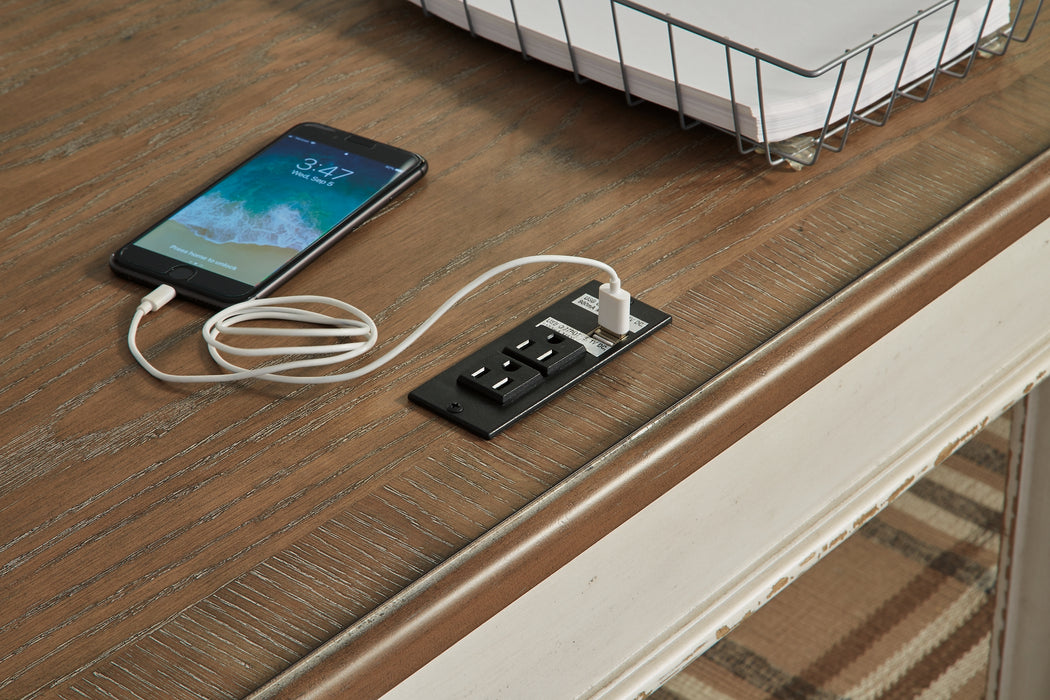 Ashley Express - Realyn 2-Piece Home Office Desk - DecorGalore4U