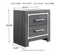 Ashley Express - Lodanna Two Drawer Night Stand - DecorGalore4U