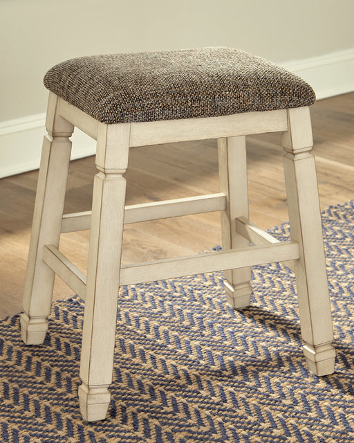 Ashley Express - Bolanburg Upholstered Stool (2/CN) - DecorGalore4U