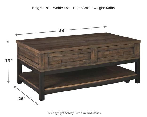 Ashley Express - Johurst LIFT TOP COCKTAIL TABLE - DecorGalore4U