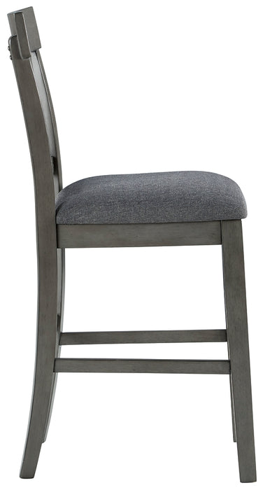 Ashley Express - Hallanden Upholstered Barstool (2/CN) - DecorGalore4U