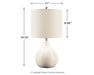 Ashley Express - Rainermen Ceramic Table Lamp (1/CN) - DecorGalore4U