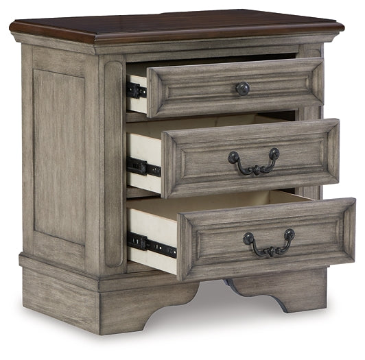 Ashley Express - Lodenbay Three Drawer Night Stand - DecorGalore4U
