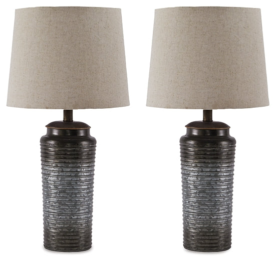 Ashley Express - Norbert Metal Table Lamp (2/CN) - DecorGalore4U